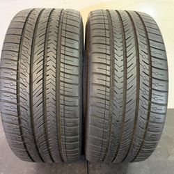 V846  225 40 19 93Y  Michelin Pilot Sport  All Season  2 Used Tires 80% Life 