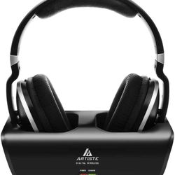 Wireless TV Headphones, Artiste ADH300 2.4GHz Digital Over-Ear Stereo Headphone for TV... $70