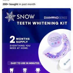 Snow Teeth Whitening Kit - Snow Teeth Whitening Serum and LED Mouthpiece Whitener, Formulated with Hydroxyapatite, Good for 2 Months - Wireless Kit wi