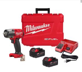 MILWAUKEEM18 FUEL 18V Lithium-Ion Brushless Cordless 3/8 in. Mid-Torque Impact Wrench with Friction