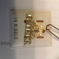 14k Gold Charm #1  Farher