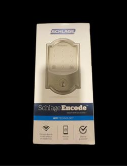 Schlage Encode Smart WiFi Deadbolt Satin Nickel