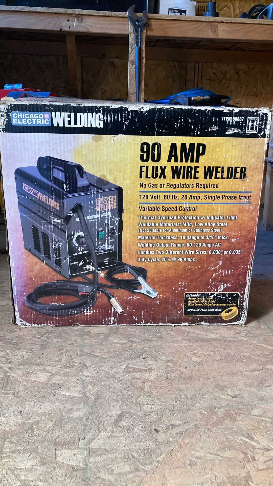90 Amp Flux Wire Welder
