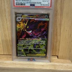 2026 Pokemon Ascended Hero’s #284 Mega Gengar EX PSA  10