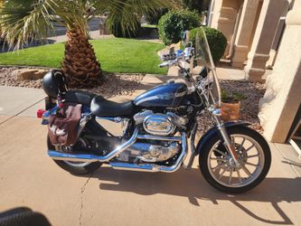 Harley Davidson blue color 2003 special edition
