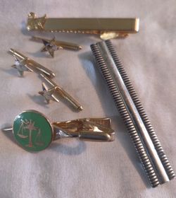 VINTAGE TIE CLIPS & CLASP 