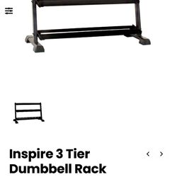 Inspire 3 Tier Dumbbell Rack Weight Rack