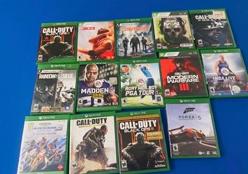 Xbox one 14 games $80
