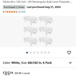 Party Table Cloths 12 Pack Sets. 