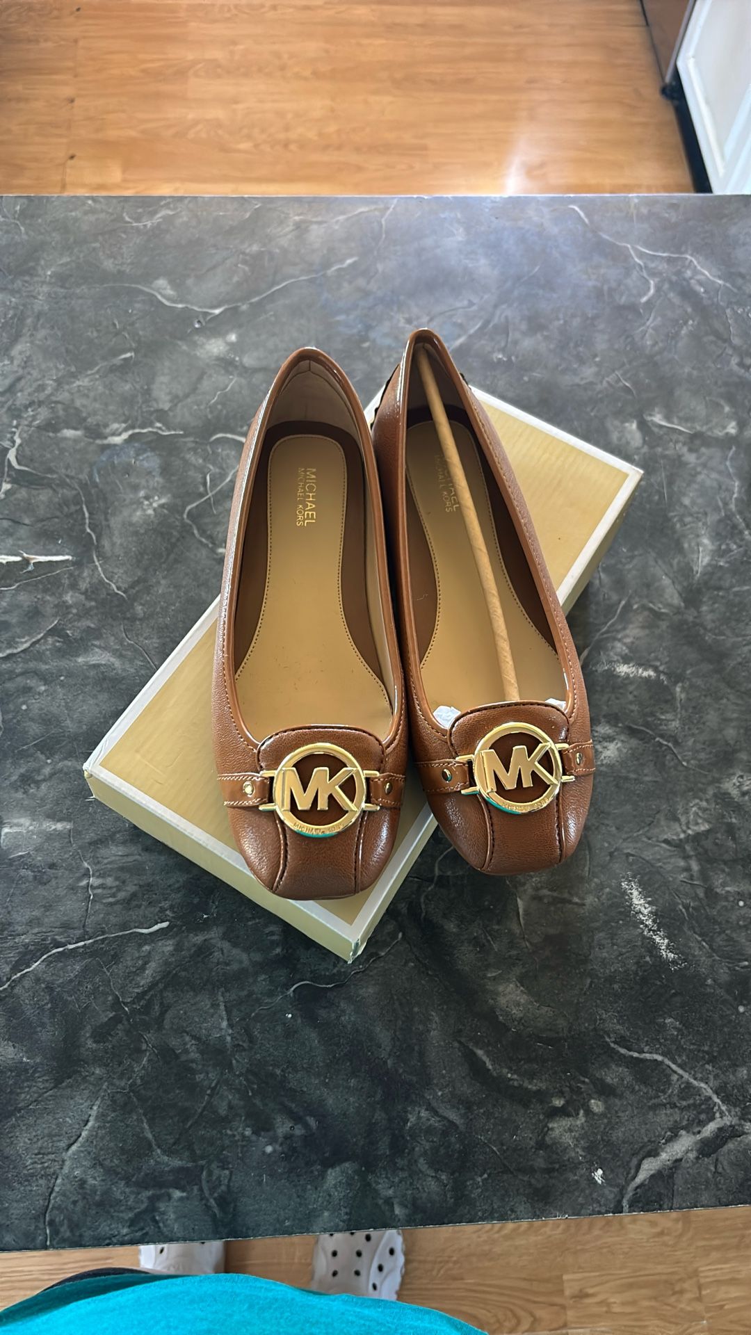 Michael Kors Fulton MOC Leather Flats
