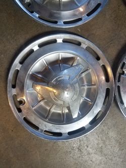 4 1962 Chevy Impala SS hub caps for Sale in Riverside CA OfferUp