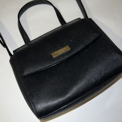 Black Kate Spade Structured Square Crossbody Bag 