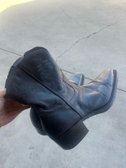 Botas negras semi-vaqueras