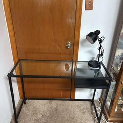 Desk And Lamp 