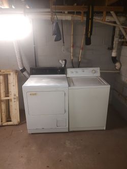 Washer and dryer