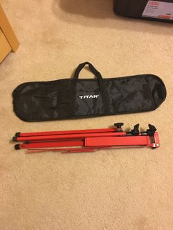 Titan TMS25 Music Stand with Carrying Bag Red