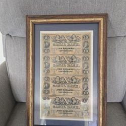 se vende sed de billetes confederados de 10 dólares 