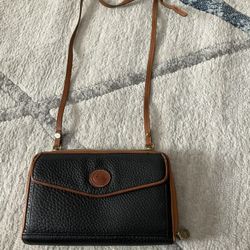Vintage Dooney And Bourke All Leather Crossbody Purse