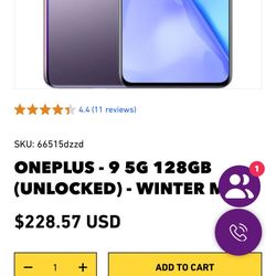 Oneplus-9 5G 128GB Phone 