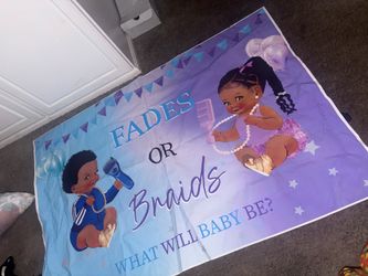 Gender reveal decorations