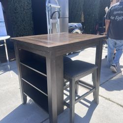 Dining Table /Island W/ Two Barstools! 