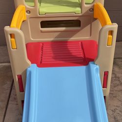 Simplay3 Young Explorers Adventure Climber and Slide - Indoor Outdoor Backyard Playset for Toddlers and Kids