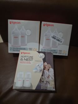 Pigeon Baby glass bottles