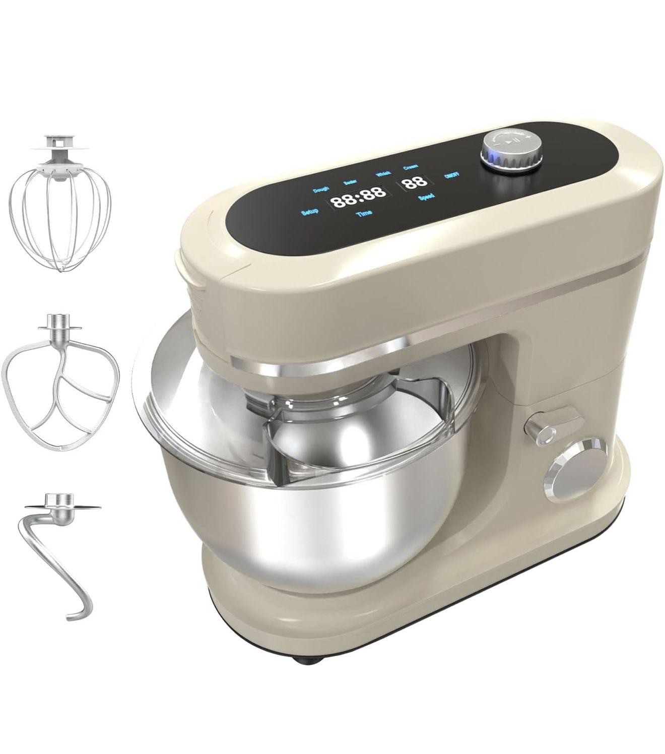 Brand new 900W Stand Mixer 8 QT kitchen Dough mixers LED Touch Screen Adjustable Speed