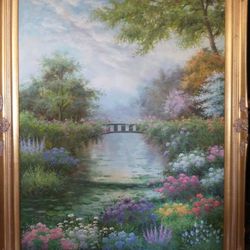 Art Large Canvas 43inx55in Total Size 