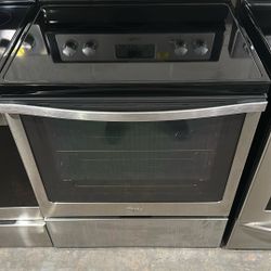 Whirlpool Glass Top, Electric Stove