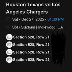 Chargers Tickets 