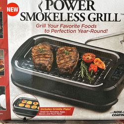 POWER SMOKELESS GRILL , Like New 