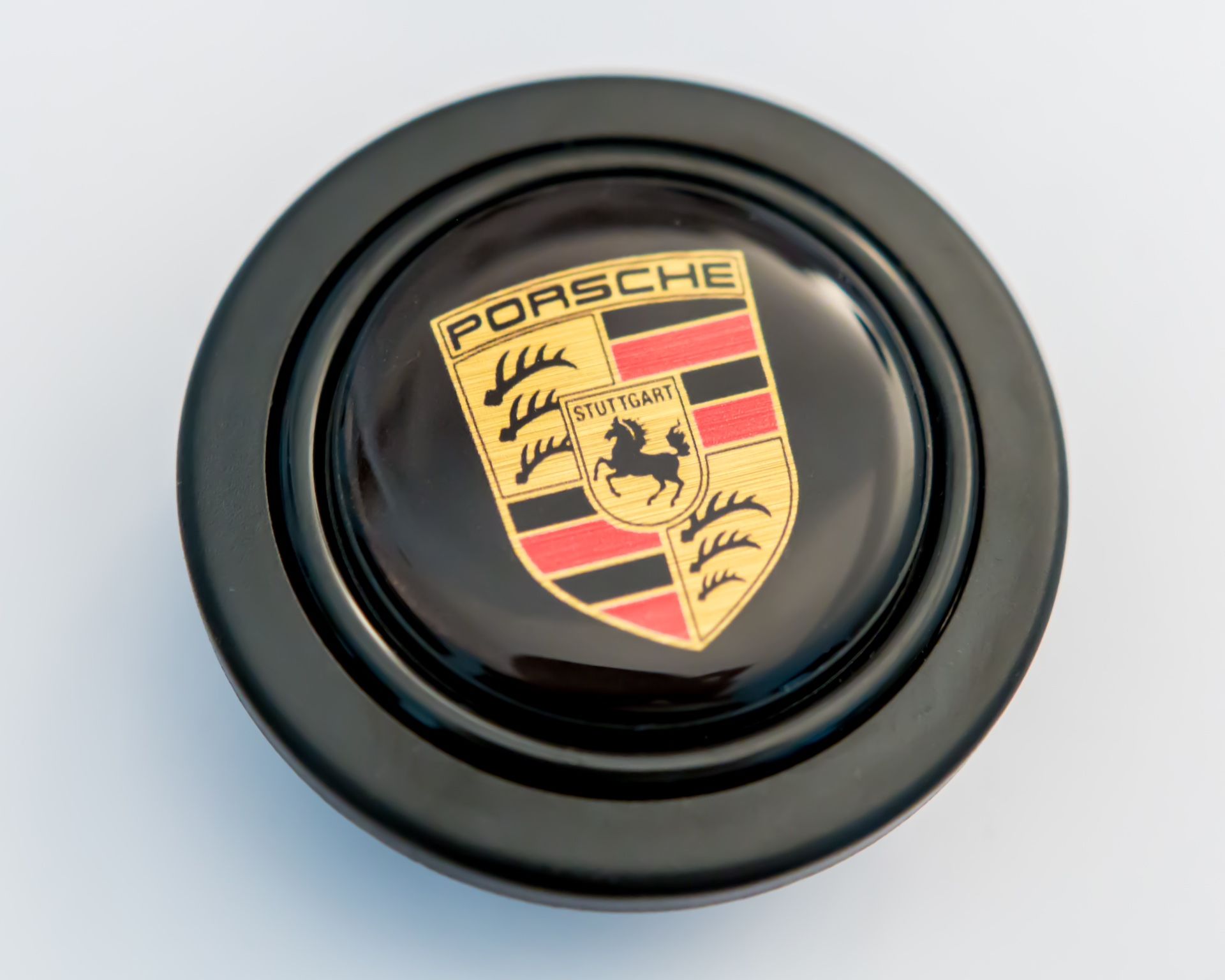 Porsche Crest Horn Button Momo OMP Sparco NRG 911 964 993 996 997 924 944 914 Carrera Turbo Nardi Personal