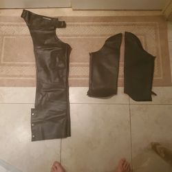 Leather Chaps, Motorcycle Chaps,