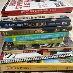 Large Stack of Books, Hardcover, all categories, RE investing, etc Exc Condition , can meet up 