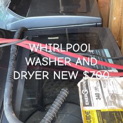 Washer and dryer