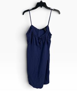 Women Blue Spaghetti Strap Dress Size XL