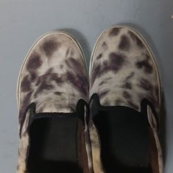 Slip-On Sneakers with Animal Print