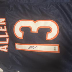 Signed keenan allen jersey
