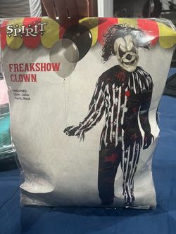Freak show clown Size Large