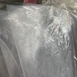 Cathedral veil white