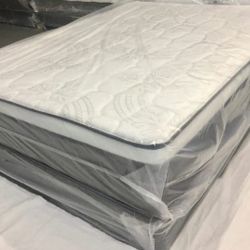 King size Firm Orthopedic + box spring Gift , Totally New