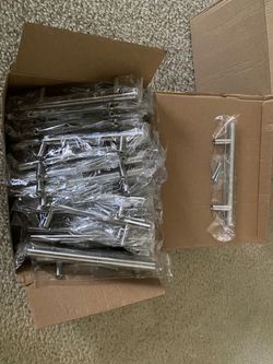 Brand New 6 inches or 8 inches Handles  Brush Nickel Finish