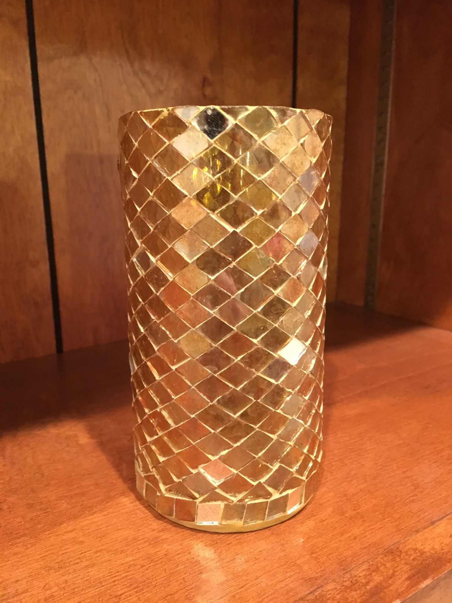 Gold Reed Diffuser Vase and Candleholder