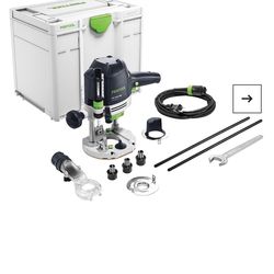 Festool 1400 eQ plunge router with  hard case