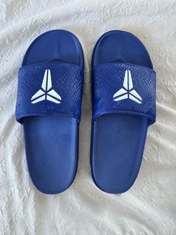 Kobe dodger blue sandals slides size 11 with box