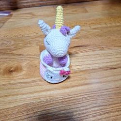 Hello Kitty And Unicorn Knitted Items