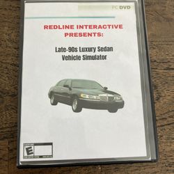 Late-90s Luxury Sedan Vehicle Simulator (PC Game Disc)