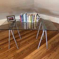 Glass Top Desk