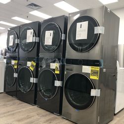 ⭐️ Never used LG Front Load Washer&dryer Tower start from $1449